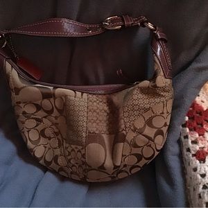 Cute Coach Bag.  Just to many purses.